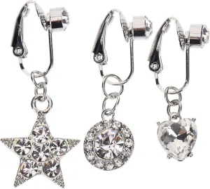 3Pcs Dangling Belly Button Rings Non Piercing Navel Rings for Women Durable Belly Button Jewelry present for Decoration and Special Occasions