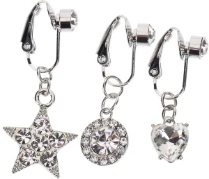3Pcs Fake Belly Button Rings Navel Rings for Non Pierced Style Belly Rings for Parties Cosplay and Street Photography