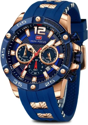 AIMES Watch for Men Sport Military Waterproof Chronograph Mens Watches Analog Quartz Big Face Classic Stylish Fashion Casual Designer Business Work Wrist Watch Elegant Gift for Men