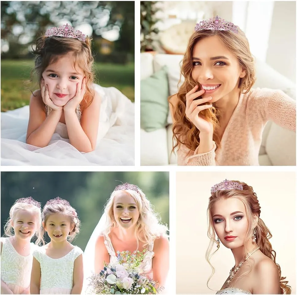 Birthday Queen Sash & Tiara for Women - Crown & Headband Set