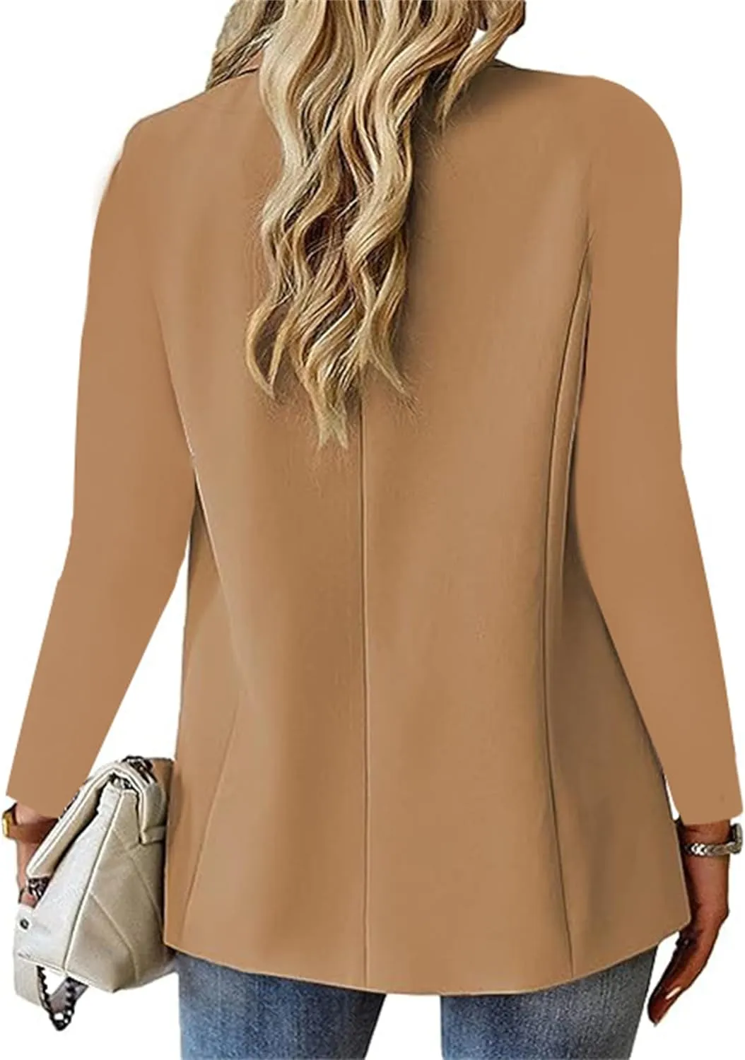Blazers for Women 2025 Trendy Button Down Long Sleeve Jackets Casual Open Front Blazer Business Work Office Blazers