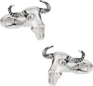 Bull Steer Skull Cufflinks by Cuff-Daddy