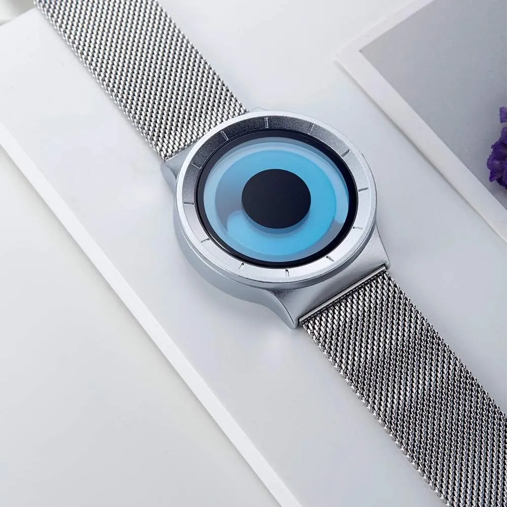 Business Watches Men Fashion Creative Original Design Watch Men Steel Mesh Men's Watch Clock Relogio Masculino Unique Wristwatch