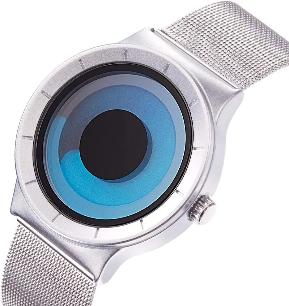 Business Watches Men Fashion Creative Original Design Watch Men Steel Mesh Men's Watch Clock Relogio Masculino Unique Wristwatch