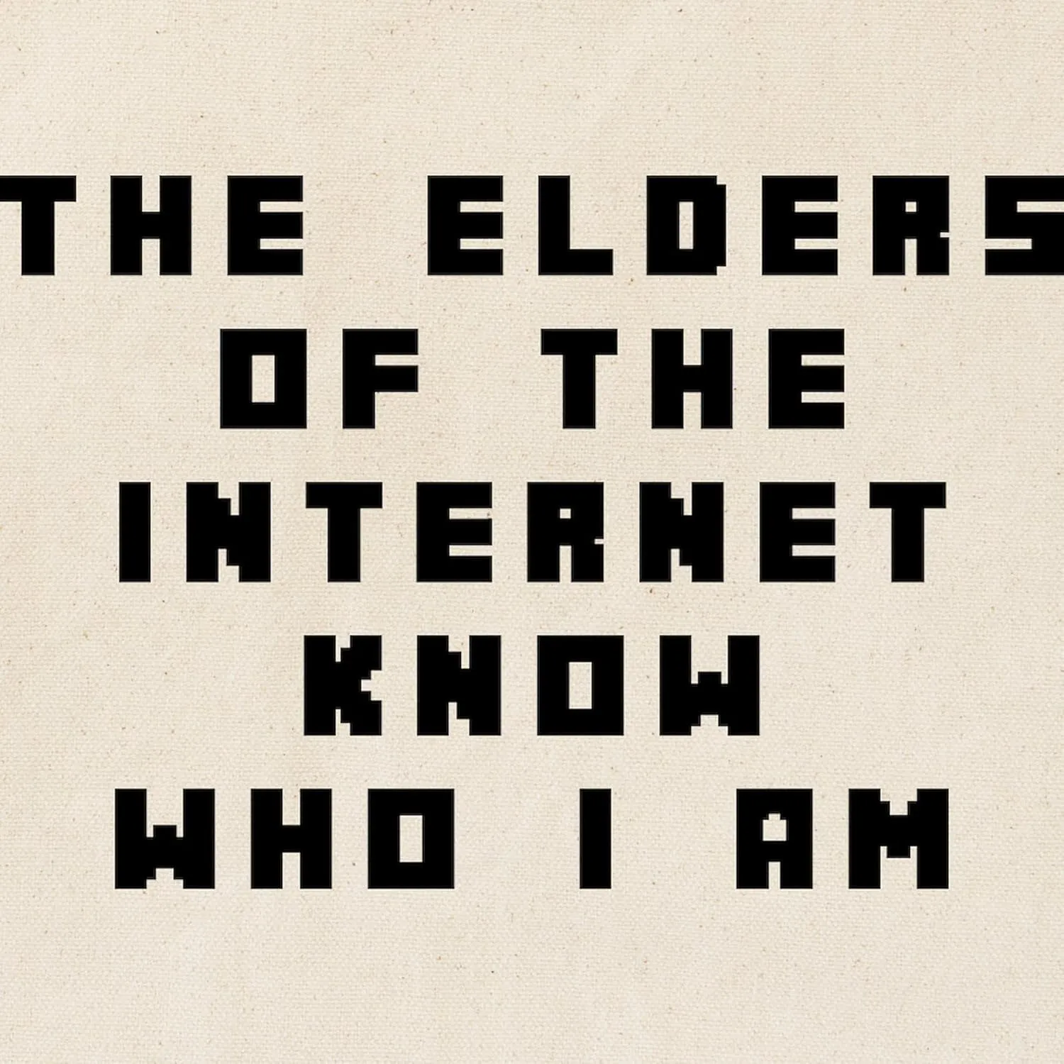 CafePress The Elder Of The Internet Know Who I Am Tote Bag Natural Canvas Tote Bag, Reusable Shopping Bag