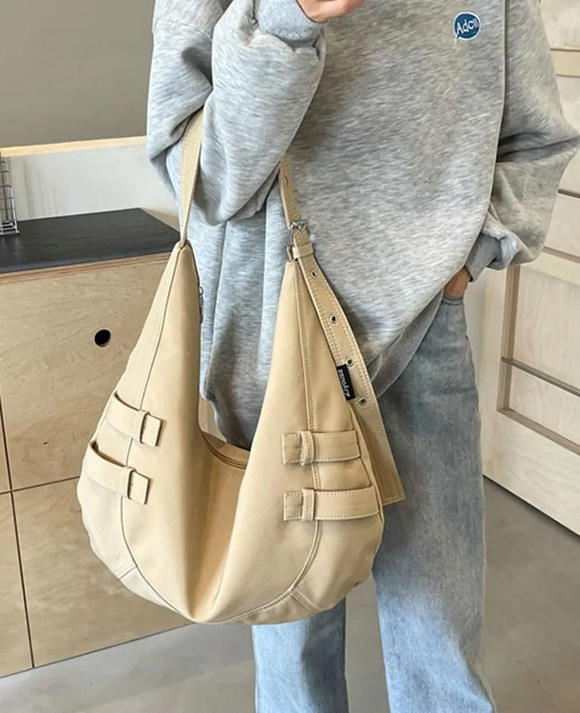 Canvas Crossbody Bag for Women Large Shoulder Tote Handbags Work Handbag Casual Hobo Purse