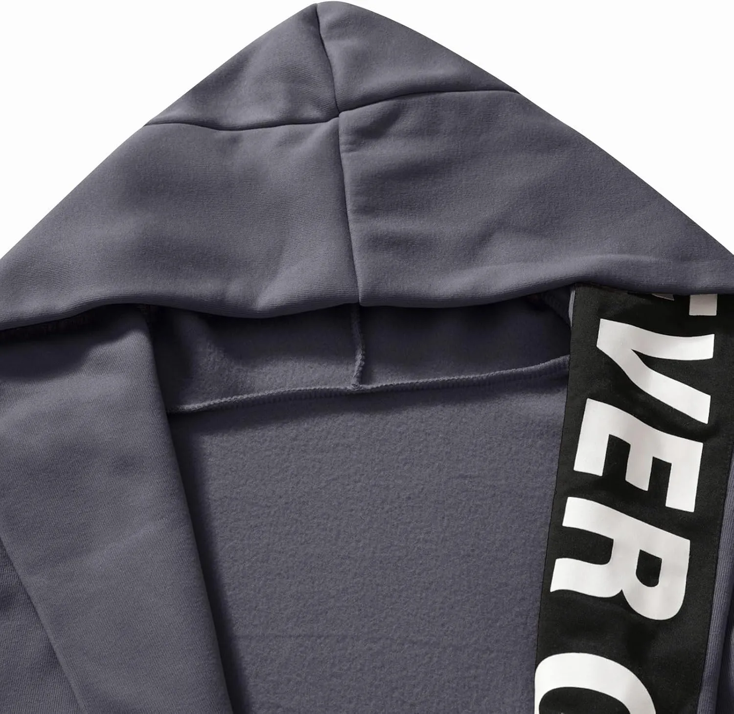 Cardigan Jacket for Men Trendy Letter Print Mid-Length Trench Coat Casual Hooded Long Sleeve Comfy Warm Coat Outfits