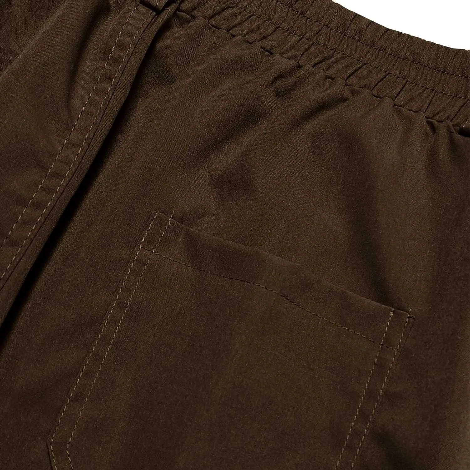 Cargo Pants for Men Casual Button Elastic Waist Chino Pants Relaxed Fit Carpenter Hiking Work Pants with Pockets