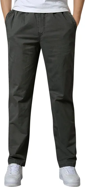 Cargo Pants for Men Relaxed Fit Tapered Sweatpant Breathable Sweatpants Men's Mesh Jogger Zipper Running Pants Pocket