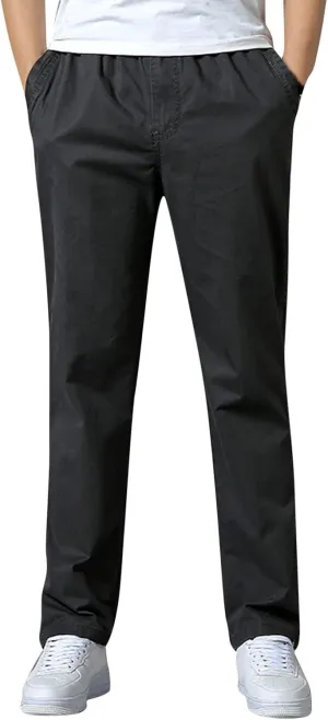 Cargo Pants for Men Relaxed Fit Tapered Sweatpant Breathable Sweatpants Men's Mesh Jogger Zipper Running Pants Pocket