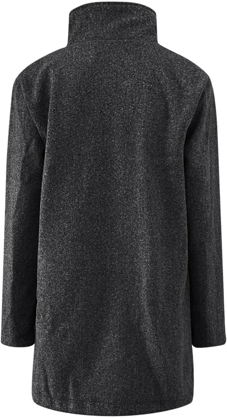 ChicCrate Women trench Coat Winter Long Jacket casual elegant peacoat trendy overcoat Outwear