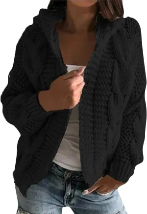 ChicCrate Womens Fashion Cardigan Sweater Soft Knit Open Front Casual Cardigan 2025 Fall Jackets Outfits Winter Clothes