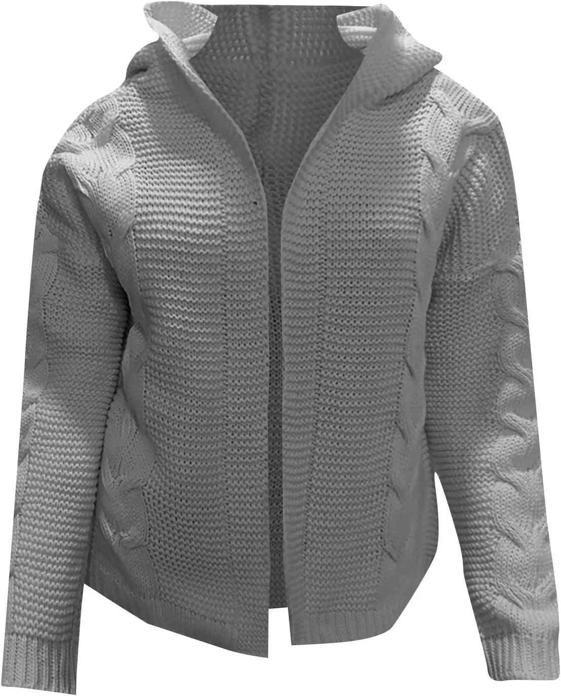 ChicCrate Womens Fashion Cardigan Sweater Soft Knit Open Front Casual Cardigan 2025 Fall Jackets Outfits Winter Clothes