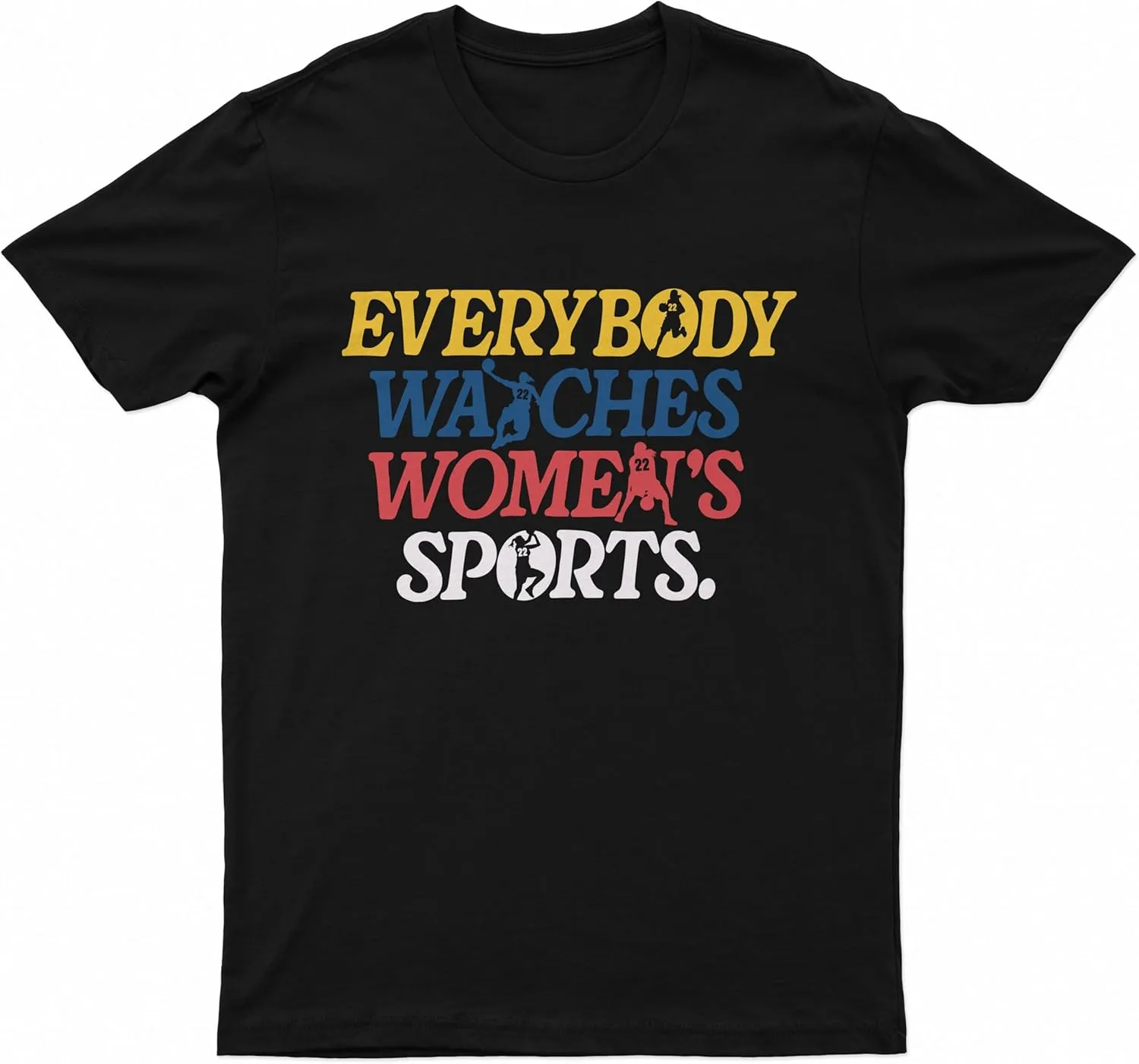 Clark 22 Everybody Watches Women's Sports Shirt, Clark 22 Goat Shirts, Fever Basketball Apparel, Clark 2024 Shirt Youth, Fan Indiana Tshirt for Kids, Gift for Girls Black