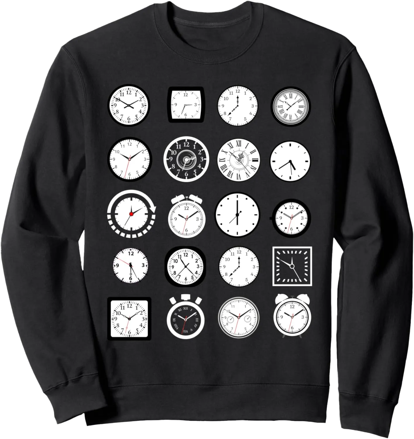 Clocks Costume Kids Boys Men Horologist Costume Halloween Sweatshirt