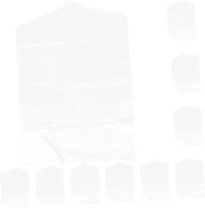 Clothing Bags for Wardrobe 10pcs Hanging Dust Cover Dustproof Suit Cover Dry Cleaning Bag