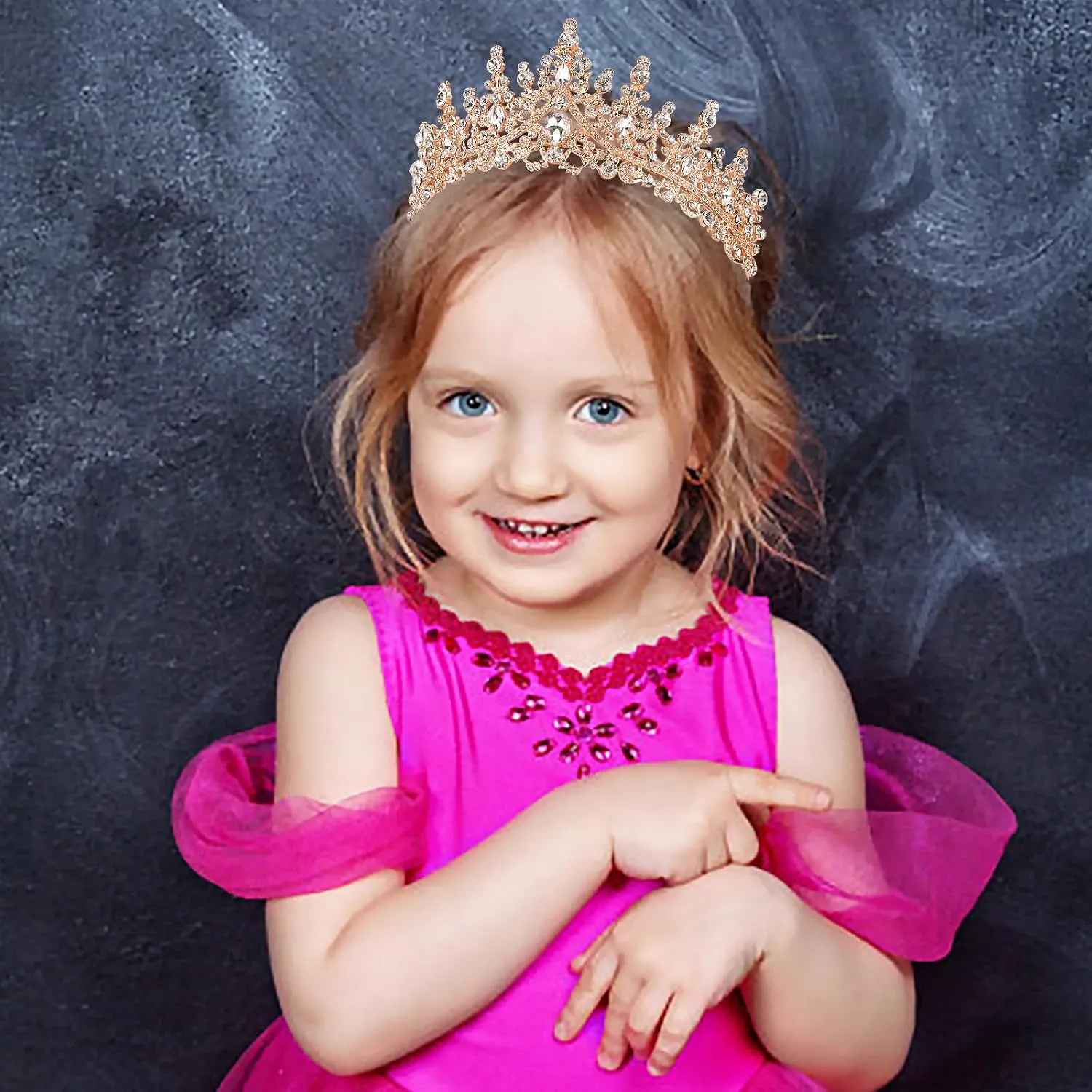 COCIDE Birthday Girl Sash and Crowns for Women - Crystal Birthday Sashes for Women Party Decoration Accessory