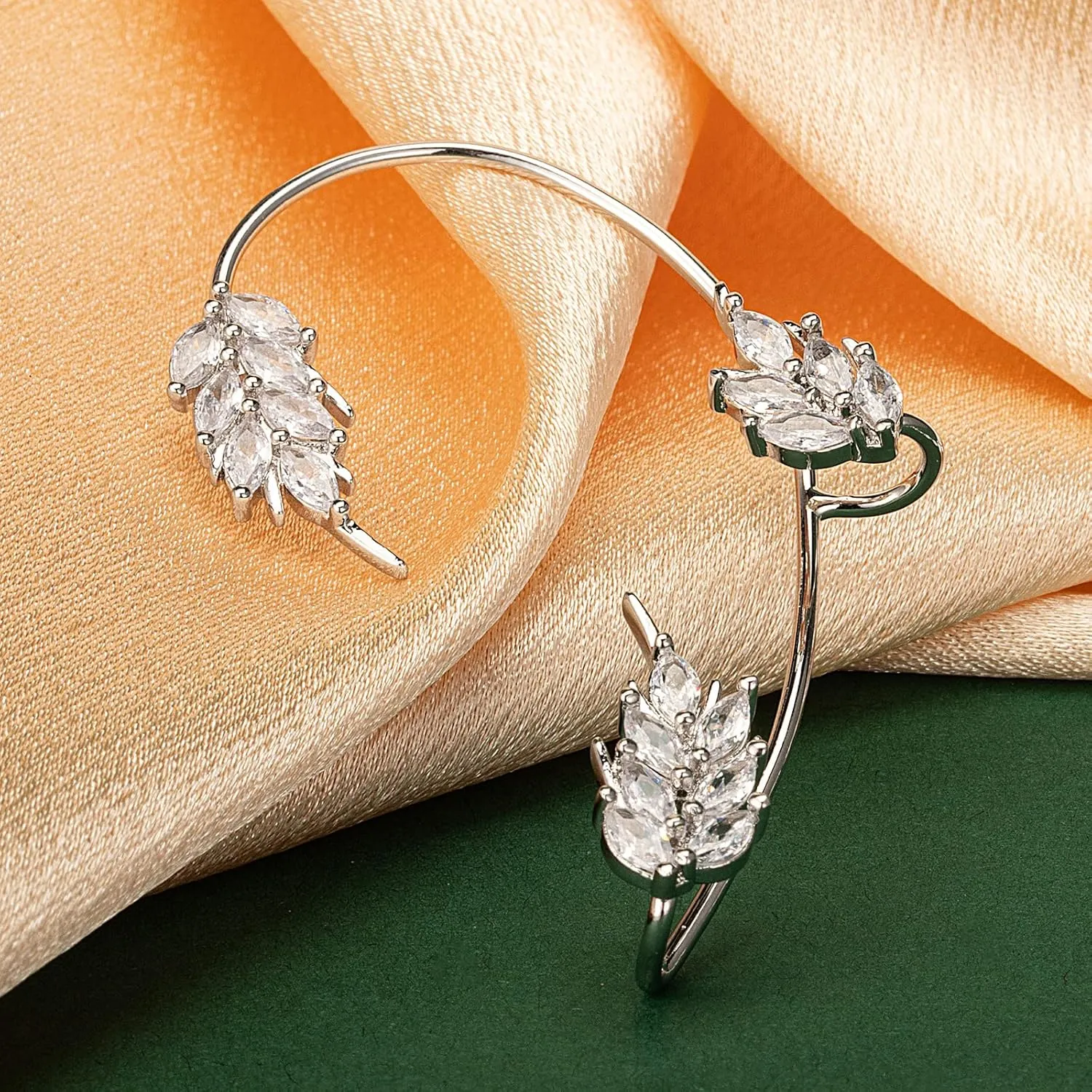 C.Paravano Ear Cuffs for Women Gold Cuff Earrings Earring cuffs for women sterling silver Earring Cuffs for Women Non Pierced