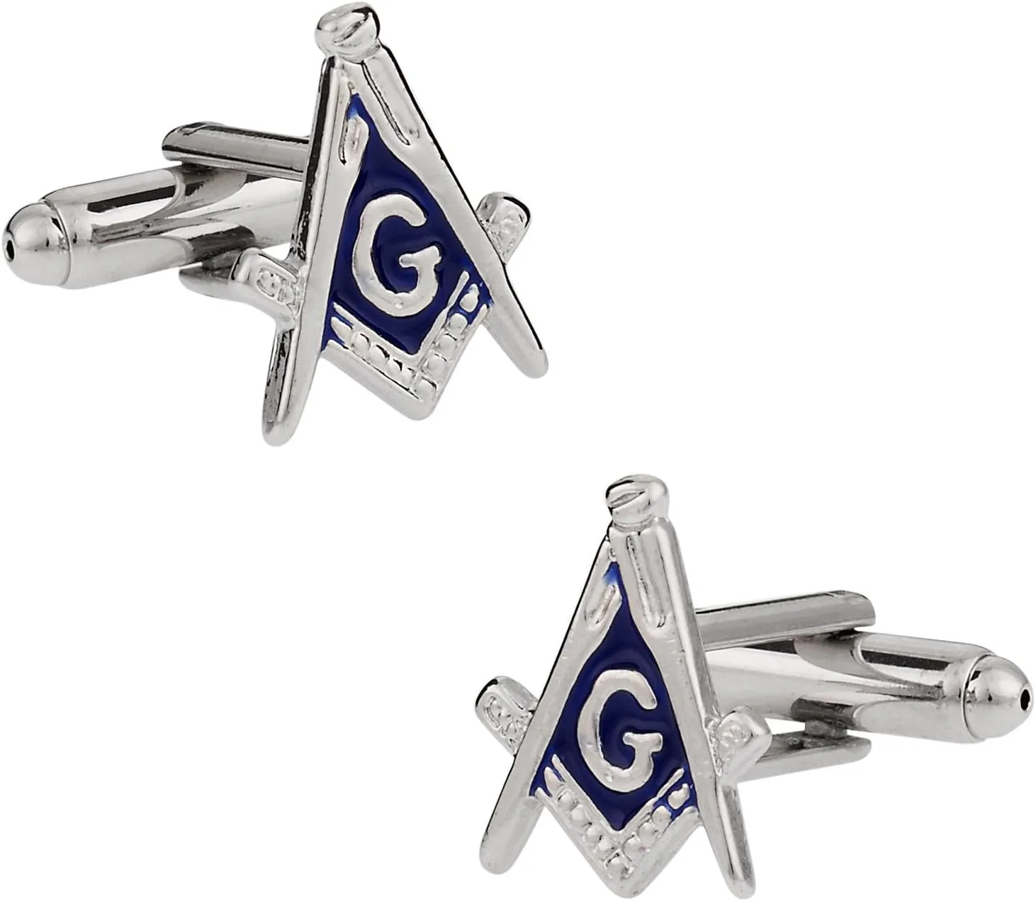 Cuff-Daddy Freemason Masonic Cufflinks Silver-Tone Presentation Gift Box