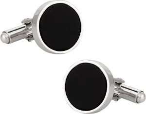 Cuff-Daddy Solid 925 Sterling Silver Black Onyx Cufflinks with Presentation Box Idea Party Special Occasions Wedding Anniversary Suit French Cuff Shirts