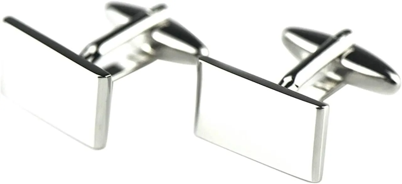 Cuff Links for Man Shirt, Silver Cufflinks Copper for Man Business Wedding Novelty Cufflinks
