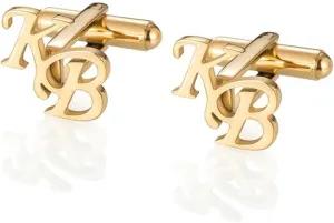 Cufflinks for Men Personalized Name Cufflink A-Z Initial Letter Alphabet Cuff links Gift for Men, Him, Father, Daddy, Boyfriend, Grandpa, Gift for Father's Day
