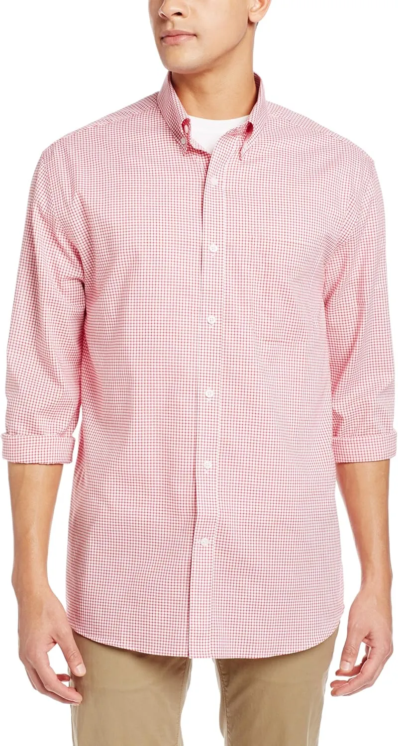 Cutter & Buck Men's Long Sleeve Epic Easy Care Tattersall Shirt
