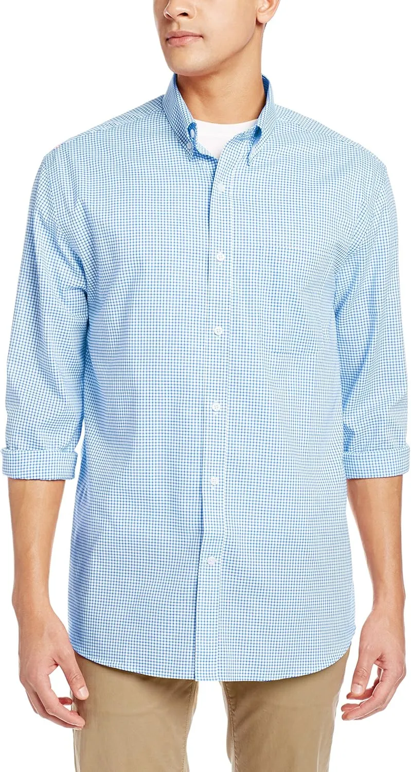 Cutter & Buck Men's Long Sleeve Epic Easy Care Tattersall Shirt