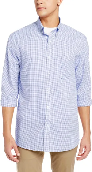 Cutter & Buck Men's Long Sleeve Epic Easy Care Tattersall Shirt