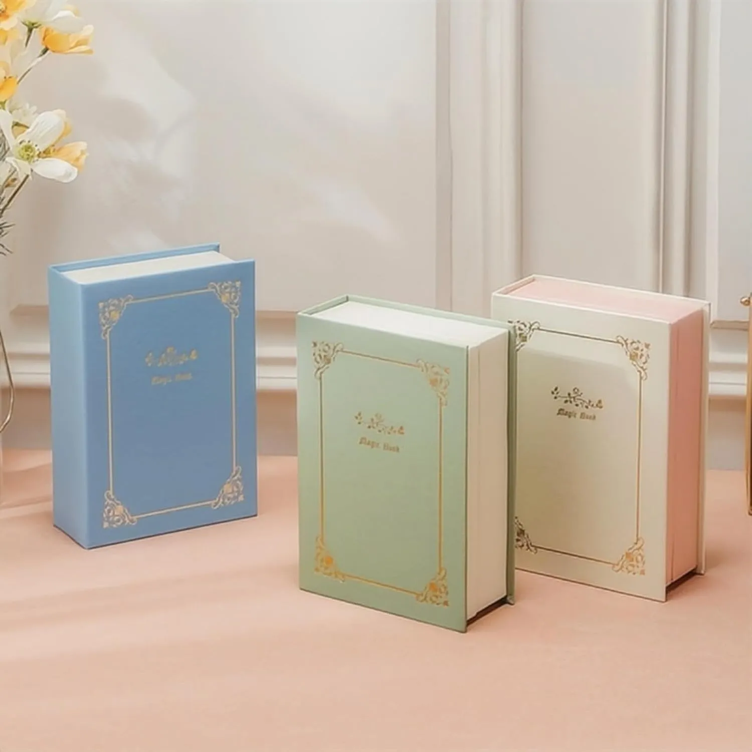 Decorative Faux Book Jewelry Box with Magic for Bracelet Earrings Necklace Rings Storage,Book Jewelry Case for the Book Lover,Stylish Jewelry Organizer Book for Women and Girls