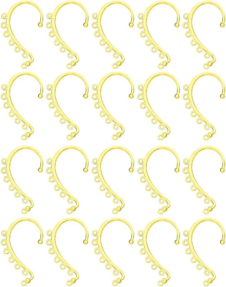 Ear Cuff Wrap Crawler Hook Earrings Copper Ear Cuff Earring Climber Piercing Earrings for Women Ear Crawler
