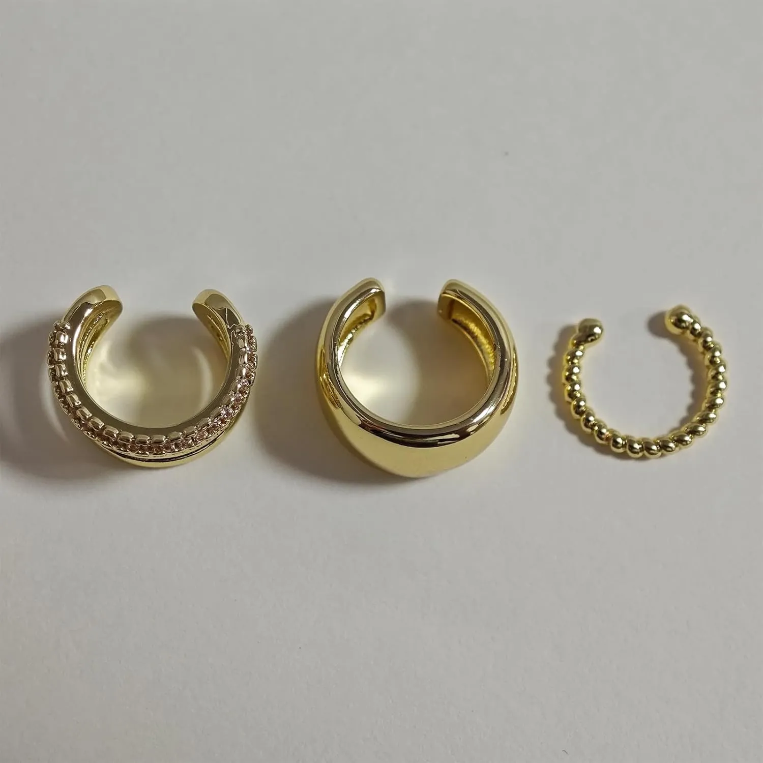 Ear Cuffs Non Piercing Dainty Gold Ear Cuff Earrings for Women Trendy Stuff Gold Earrings Non Pierced Clip on Cartilage Earring Set Stacks Jewelry Gifts