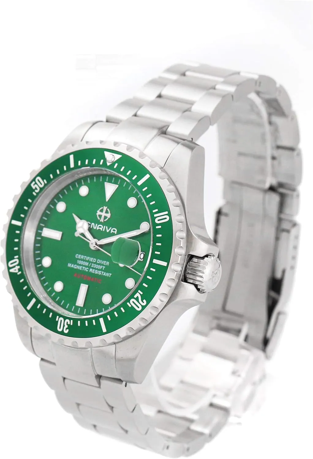 ENRIVA 1000 Meter Men's Automatic Pro Dive Mens Watch Diving Watches Self-Wind Professional Diver Watches for Men