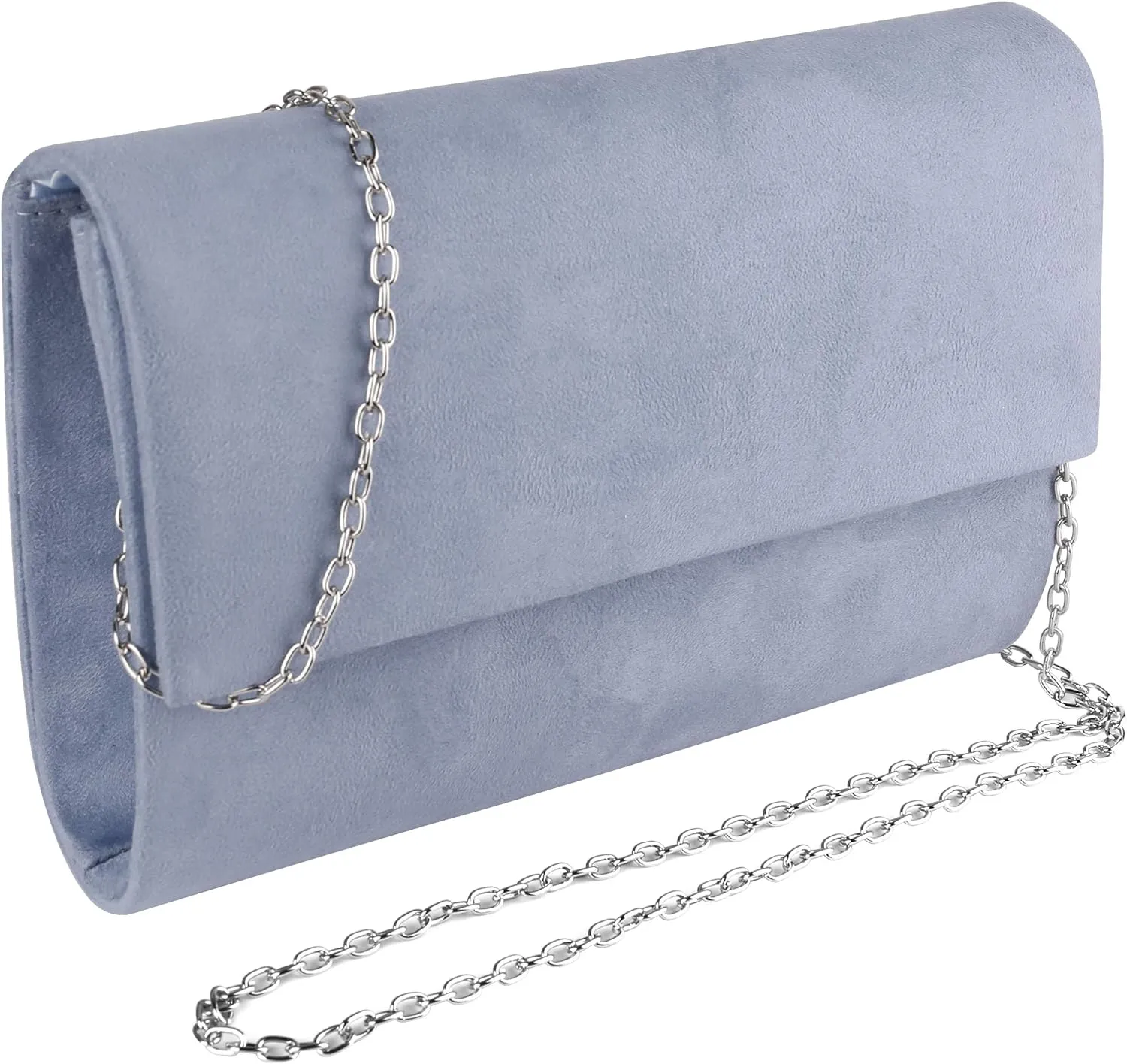 Evening Bags Clutch Purse for Women Handbags for Wedding Party Cocktail Prom Crossbody Shoulder Bag Faux Suede