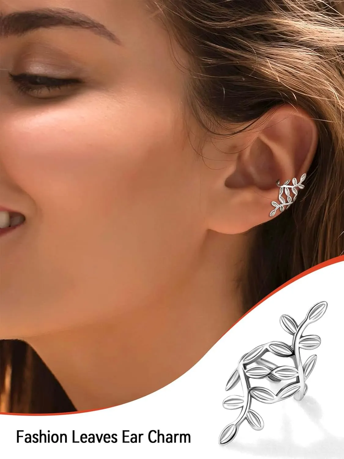 FaithHeart Ear Cuff Earrings for Women Non Piercing Lightweight Sterling Silver Ear Cuff for Non Pierced Ears Hypoallergenic Fake Earrings with Gift Box