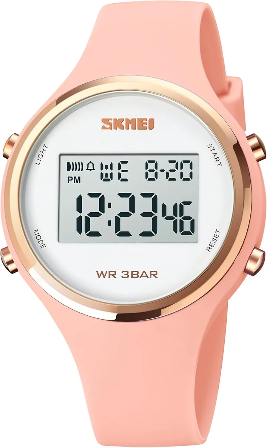 FANMIS Unisex Outdoor Sport Jelly Watch Simple Casual Analog Watches 3ATM Waterproof Minimalism Watches for Young Women Silicone Strap