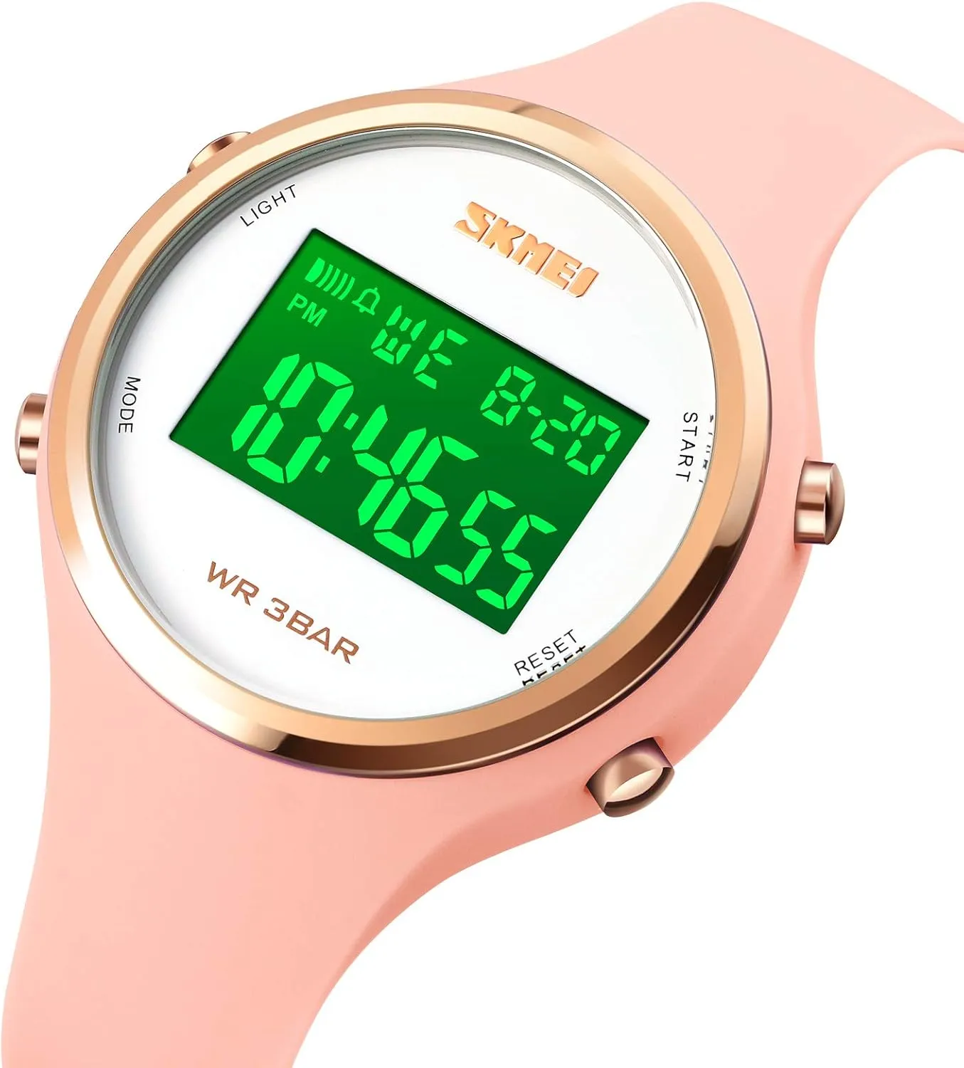 FANMIS Unisex Outdoor Sport Jelly Watch Simple Casual Analog Watches 3ATM Waterproof Minimalism Watches for Young Women Silicone Strap