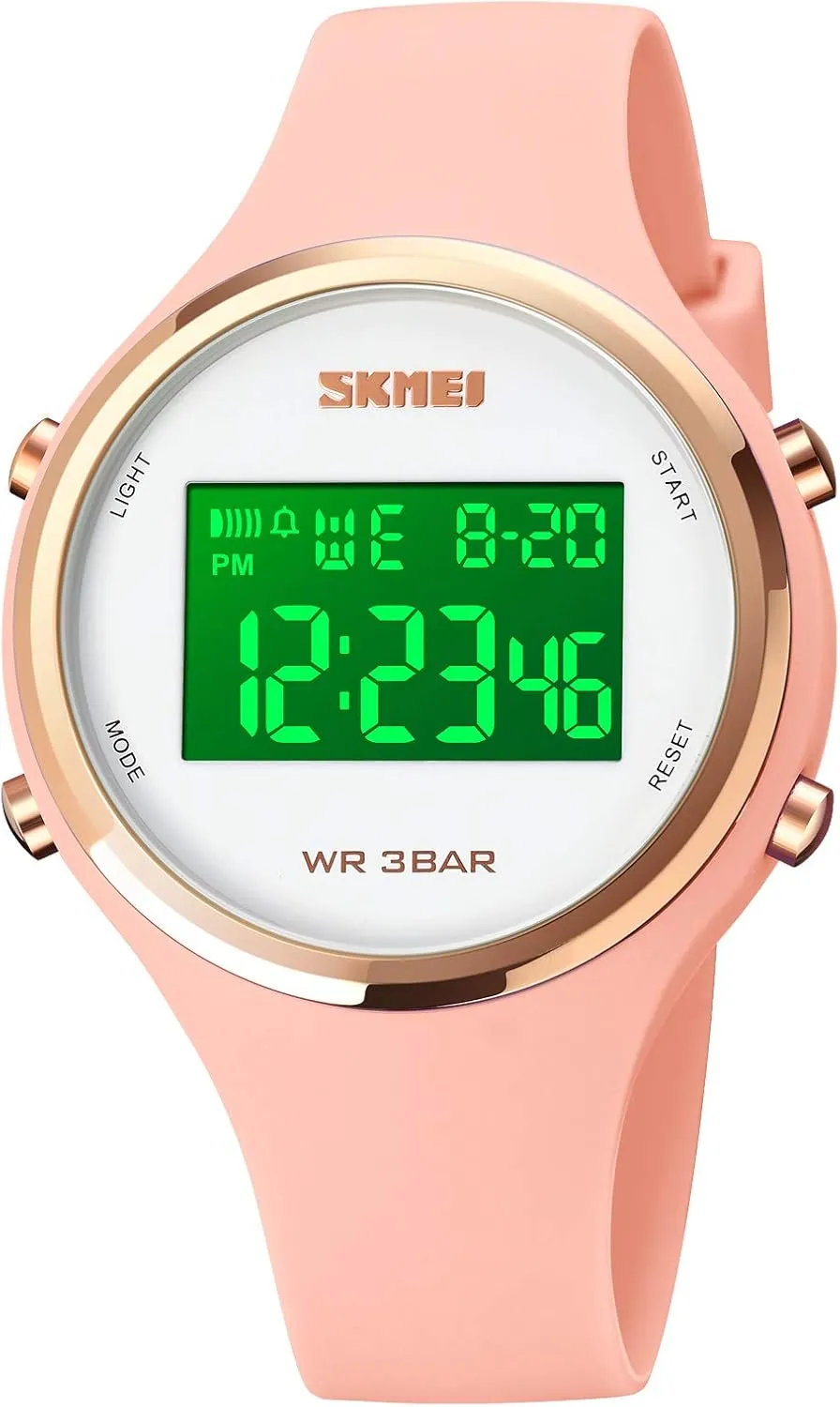 FANMIS Unisex Outdoor Sport Jelly Watch Simple Casual Analog Watches 3ATM Waterproof Minimalism Watches for Young Women Silicone Strap