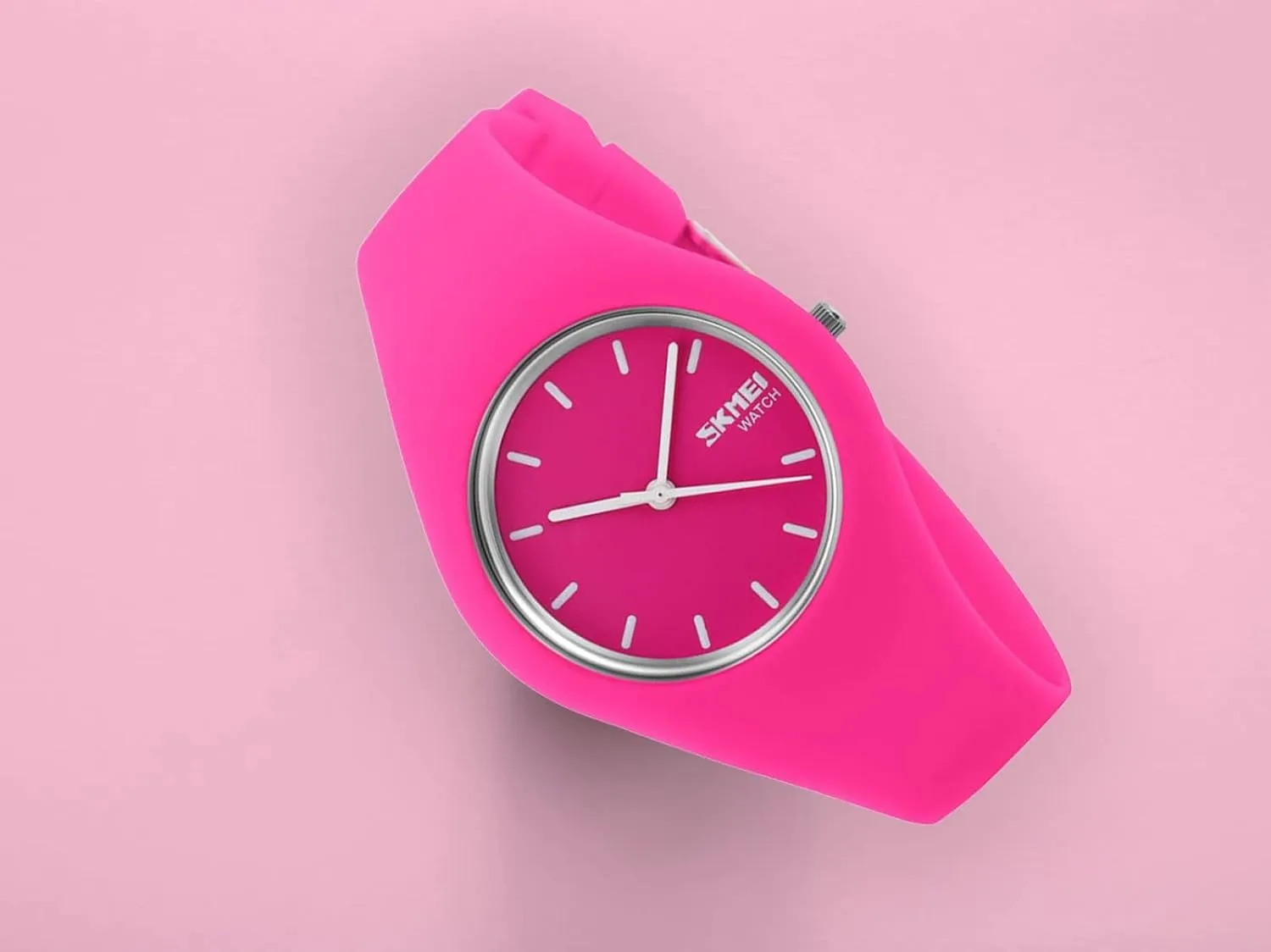 FANMIS Women Men Fashion Minimalist Analog Quartz Watch Unisex Casual Simple Style Ultra-Thin Sports Military Watch Waterproof Outdoor Watch with Silicone Strap