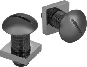 Functional Gun black Nut and Bolt Cufflinks For Men With Gift Box