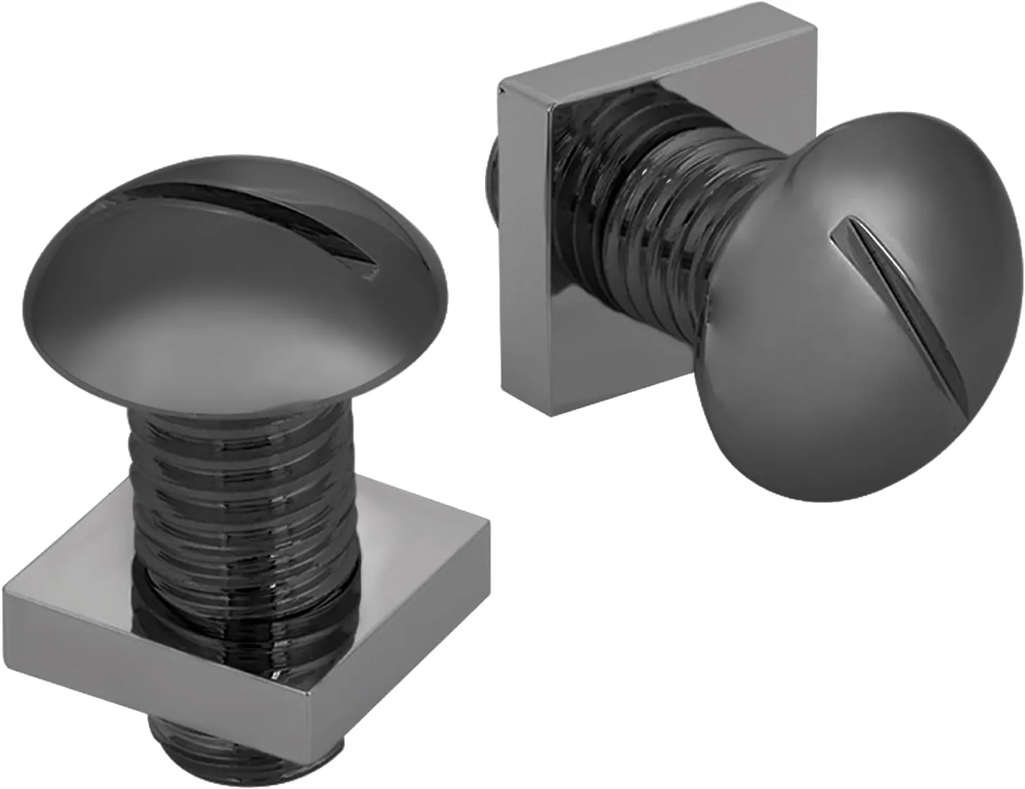 Functional Gun black Nut and Bolt Cufflinks For Men With Gift Box