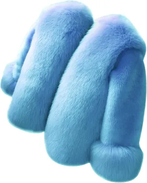 Girls Faux Fur Jacket Kids Winter Dress Coat Toddler Fuzzy Fleece Jacket Elegant Princess Coat Trendy Thicken Overcoat