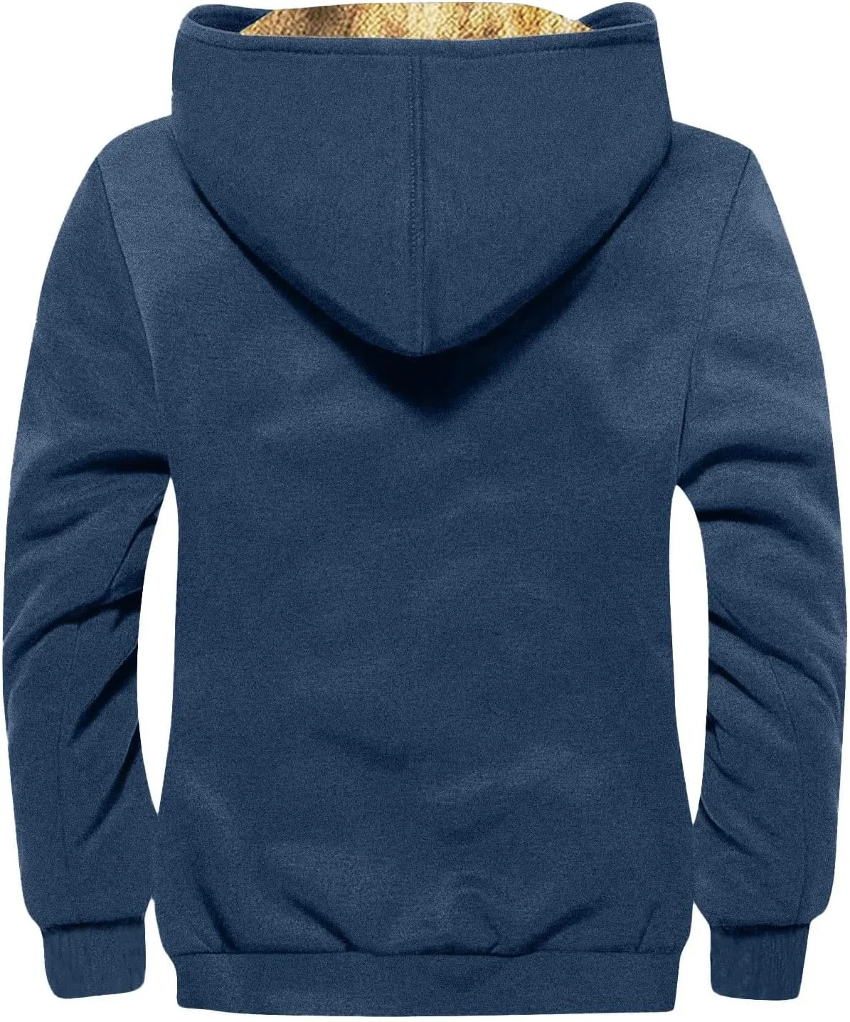 GOFULY Mens Jackets Winter Sherpa With Hood Heavyweight Coats Fuzzy Fleece Full Zip Graphic Hoodies Fall Clothes Trendy