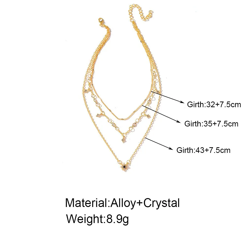 Gold Pearl Necklace,Dainty Layered Gold Necklaces Prom Pearl Choker Necklace Handmade Tiny Pearl Y-Necklace Necklaces for Women Pearl Jewelry for Wedding Bridal Birthday (H)