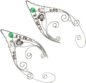 Happyyami Chic Brown Ear Cuff Non Piercing Clip on Earrings for Women Clip