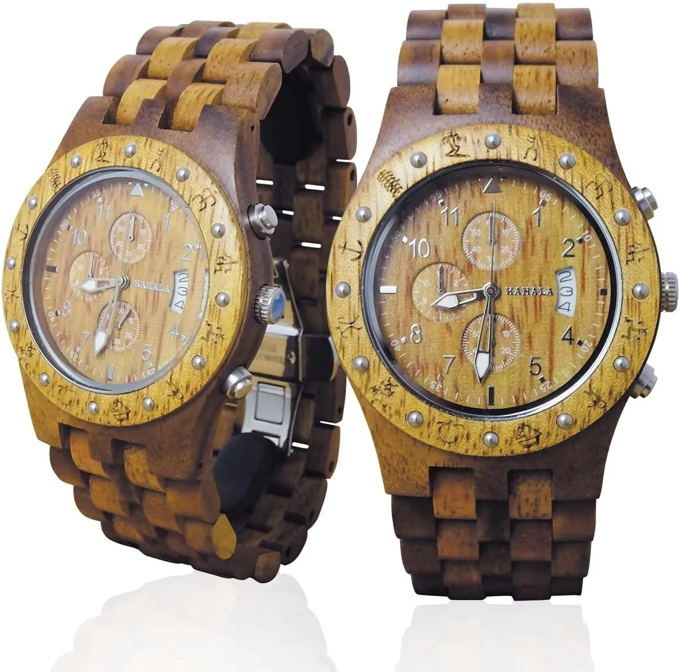 Hula Girl Handmade Hawaiian Wooden Watch (Kahala 11A)