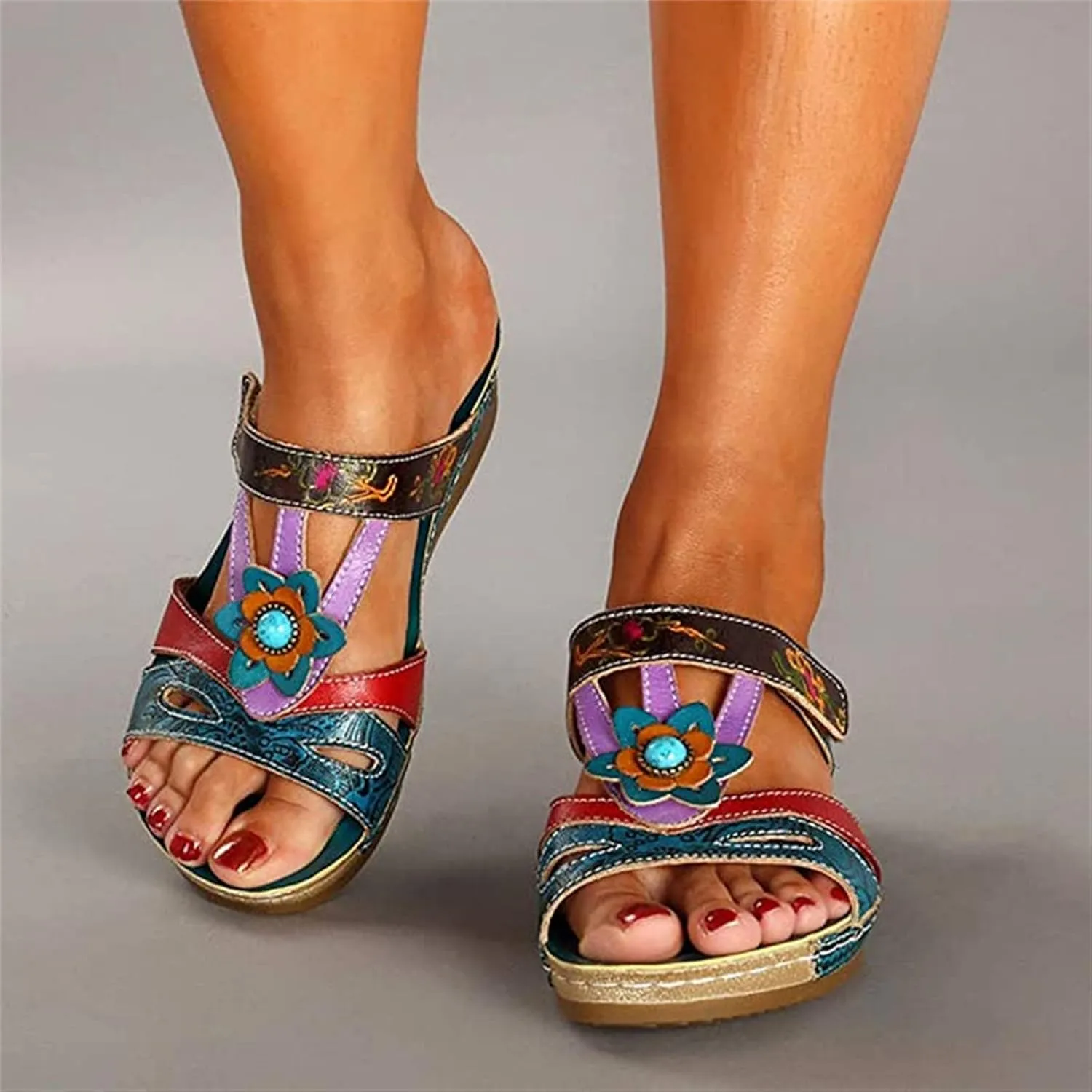 Ladmiple Orthopedic Slippers For Women With Arch Support Plantar Fasciitis Summer Sandals Comfortable Orthotic Flip Flops