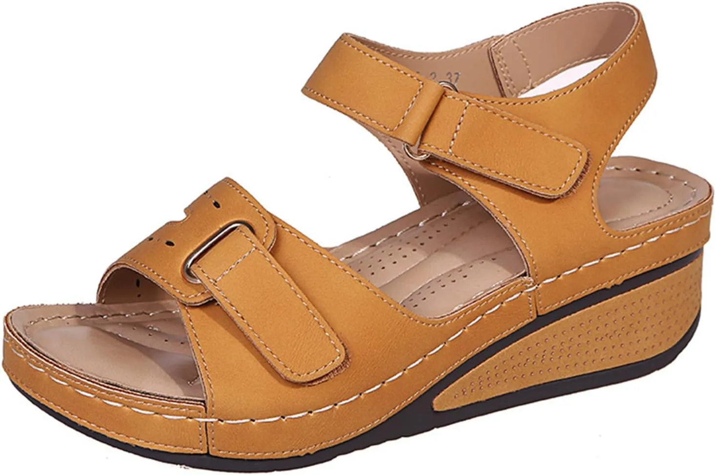 Ladmiple Sandals Women 2023 Fashion Floral Orthopedic Flip Flops Arch Support Comfy Slippers Casual Roman Open Toe Shoes