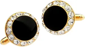 Mens Brass Cufflinks for Business and Weddings