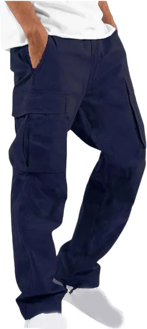 Men's Cargo Pants Stretch Casual Lightweight Relaxed Fit Pants for Men Fashion Trendy 2025 Sports Workout Pants